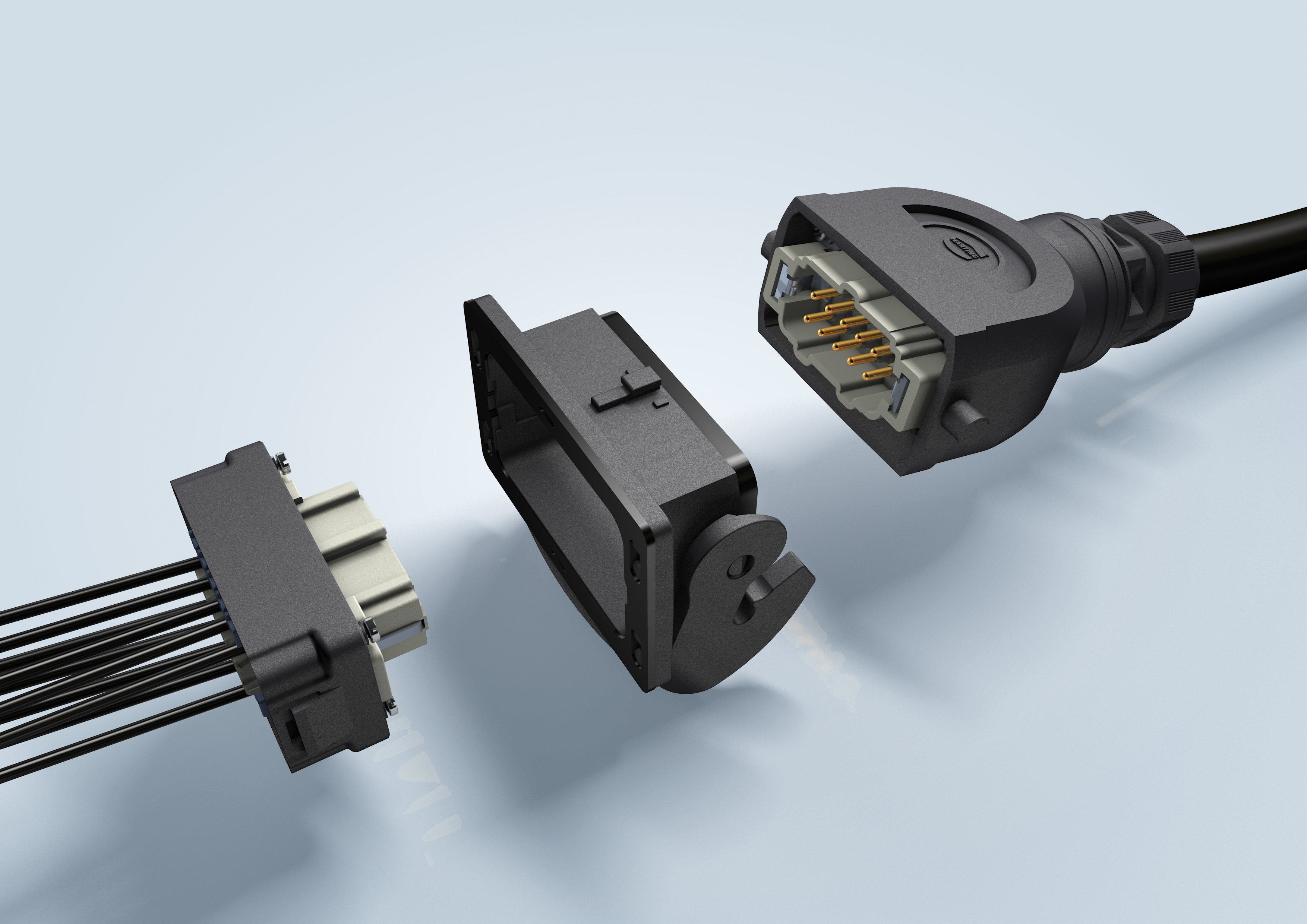 HARTING Han Eco B 简化后侧连接器组装的新标杆